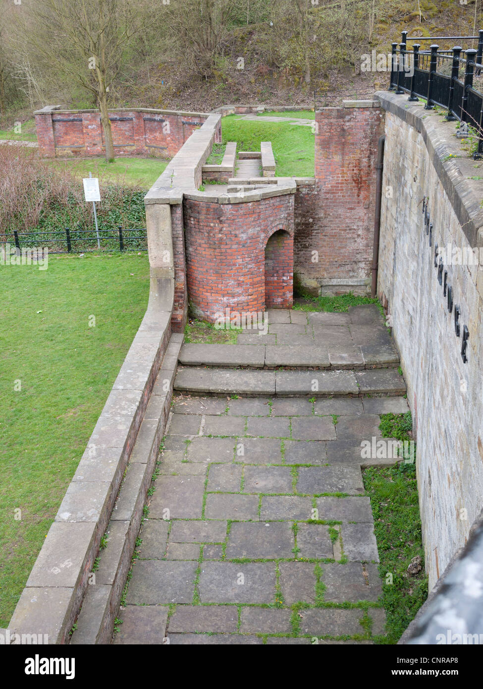 Remains of Park Bridge Ironworks, AshtonunderLyne, Lancashire, England, UK Stock Photo Alamy