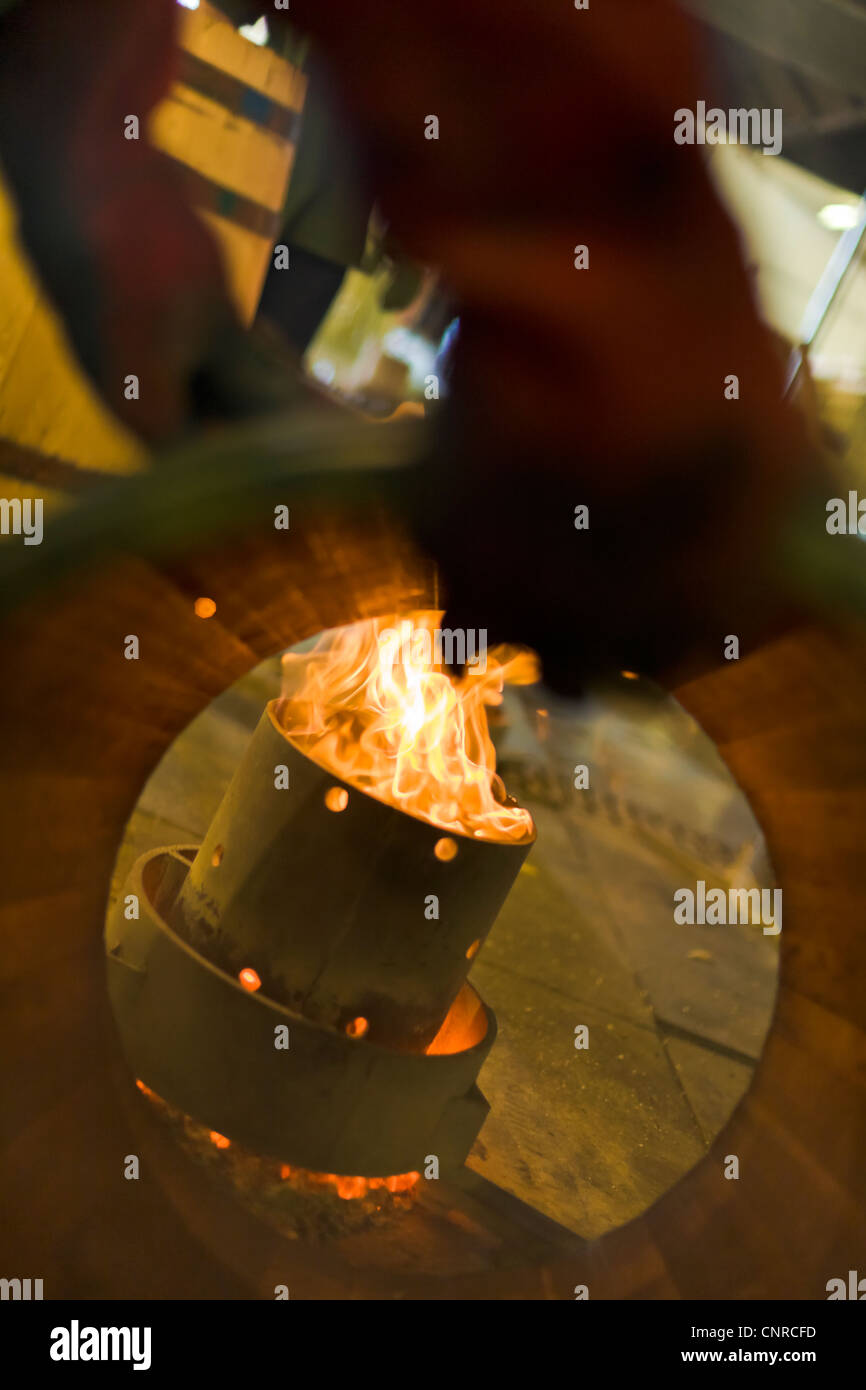 Inside a Wine barrel. Since 1838 the Seguin Moreau Cooperage Cie