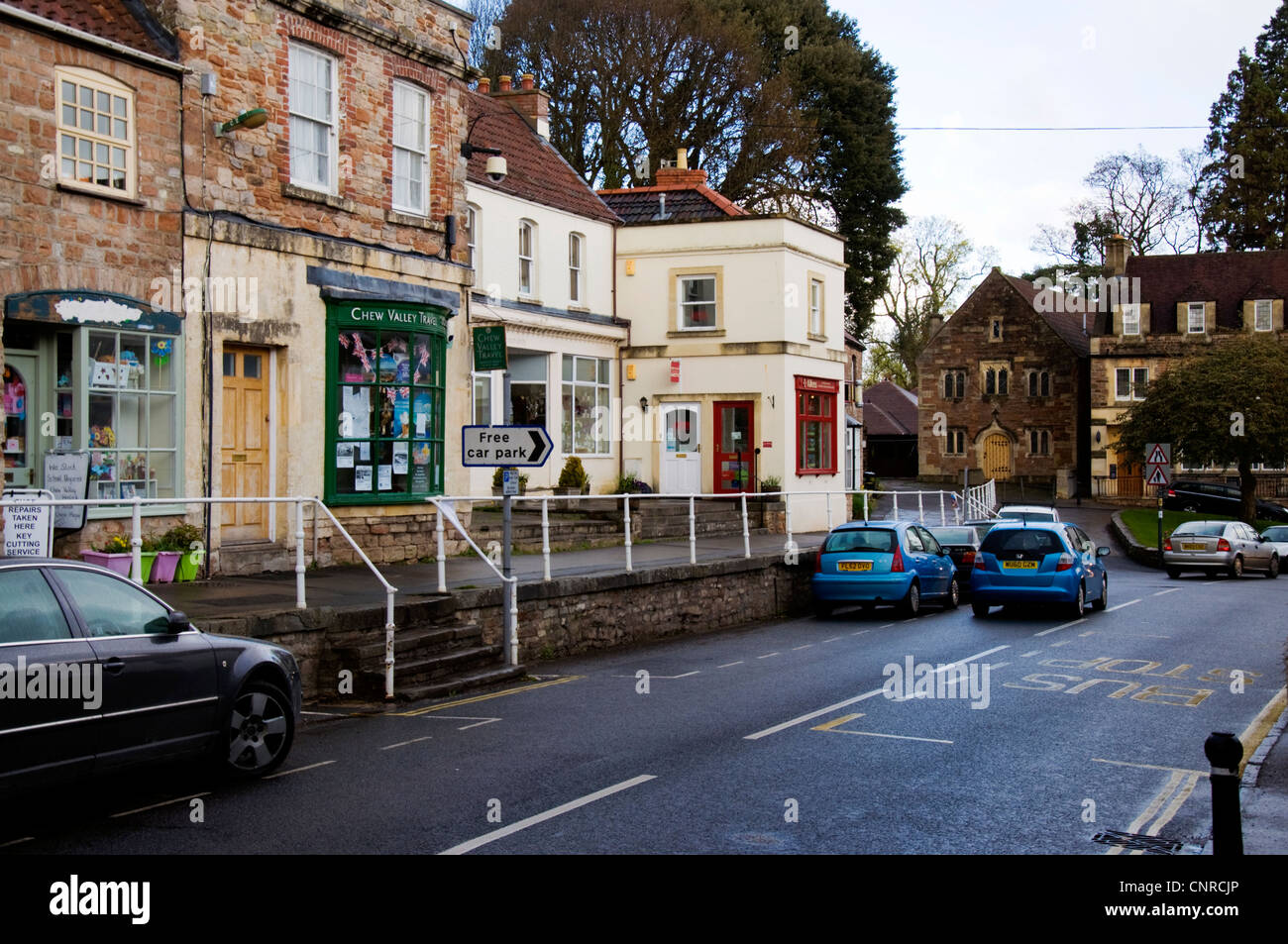 Chew Magna Village Stock Photo Alamy