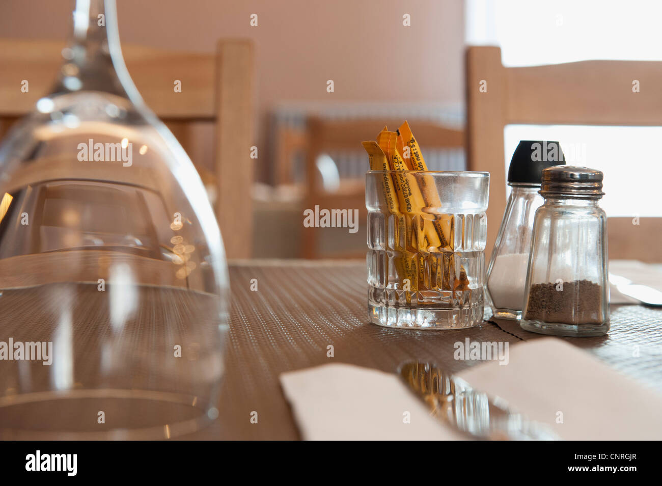 Place setting, selective focus Stock Photo