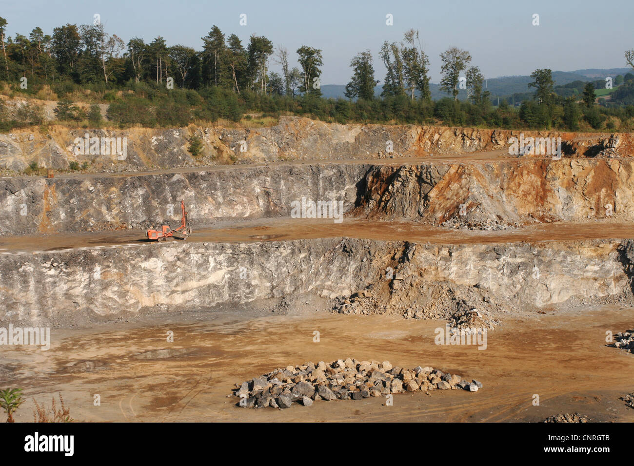 limestone quarry, Germany, North RhineWestphalia, Ruhr Area, Hagen