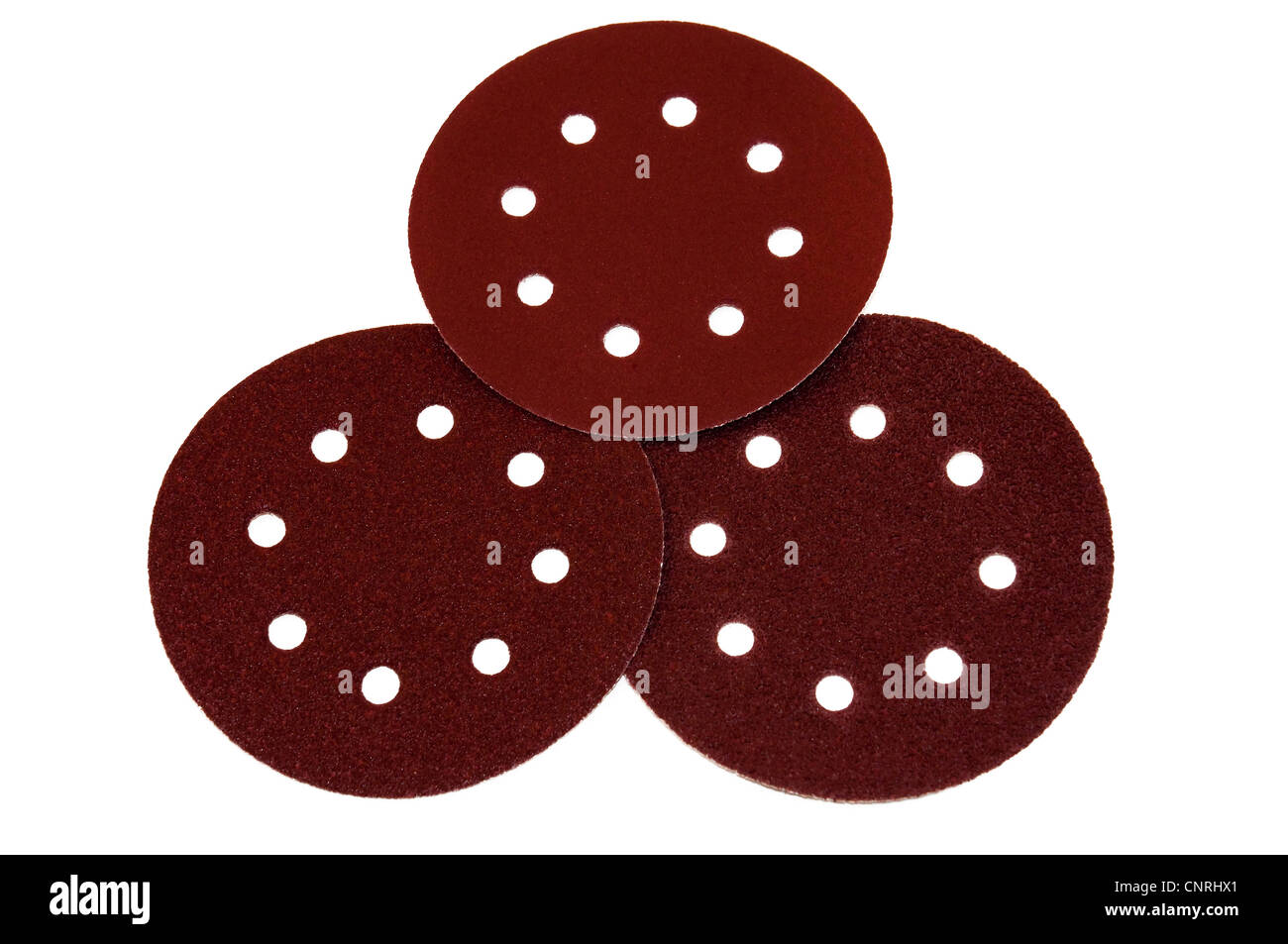 sandpaper with holes isolated on white background Stock Photo Alamy