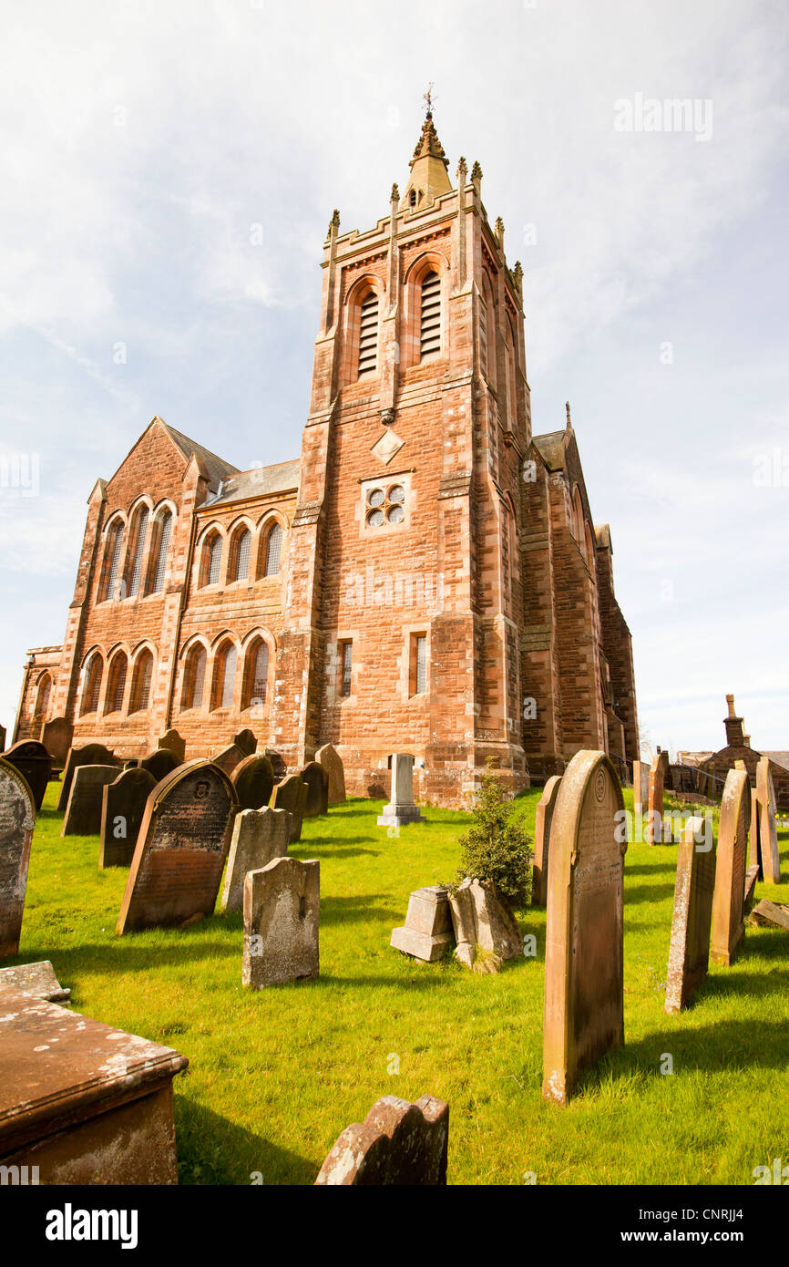 A church in Lockerbie, Scotland, UK. Stock Photo