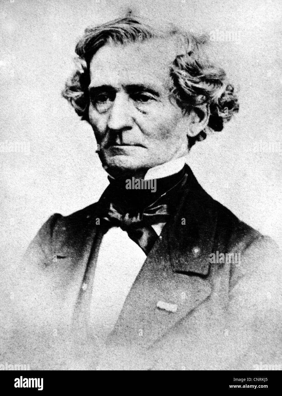 Berlioz, Hector Louis, 11.12.1803 - 8.3.1869, French composer, portrait, print after photography by Karl Reutlinger, 1864, , Stock Photo