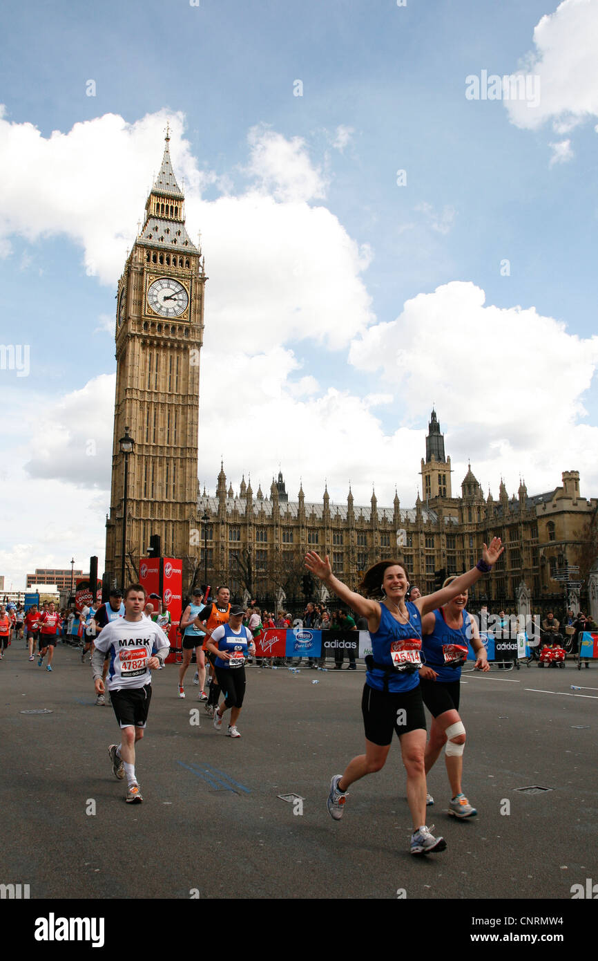 London, UK April 22, 2012 Runners in London Marathon Stock Photo Alamy