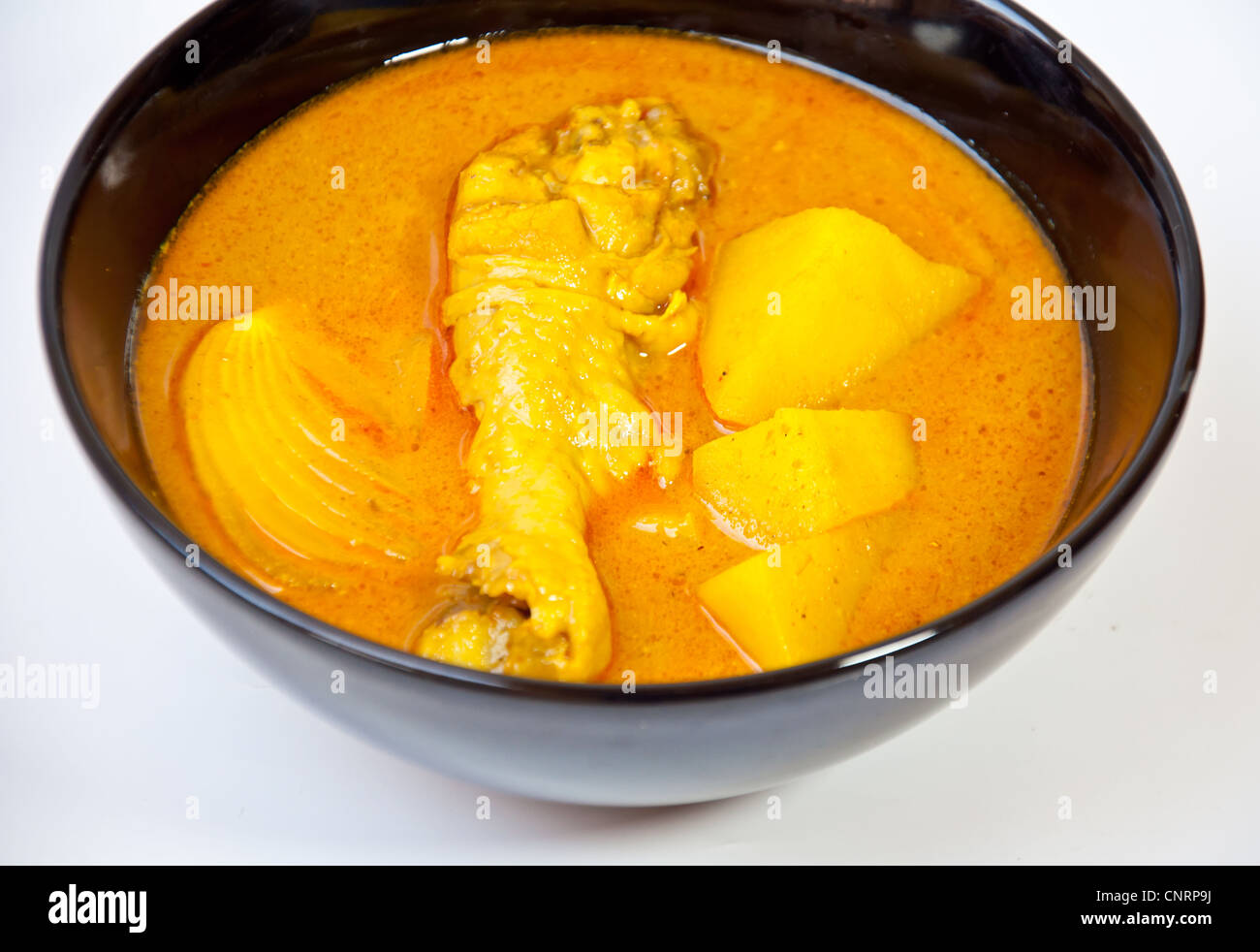 delicious Thai food call KAENG MUSSAMUN KAI from chicken and spicy