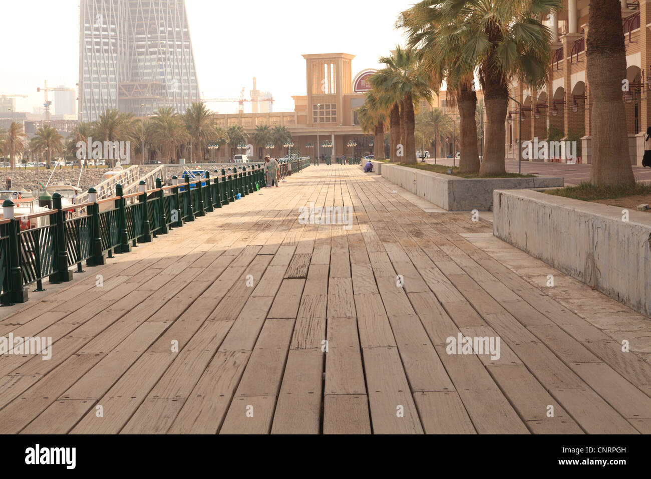 Scene's taken along promenade along Gulf Road Kuwait City Stock Photo