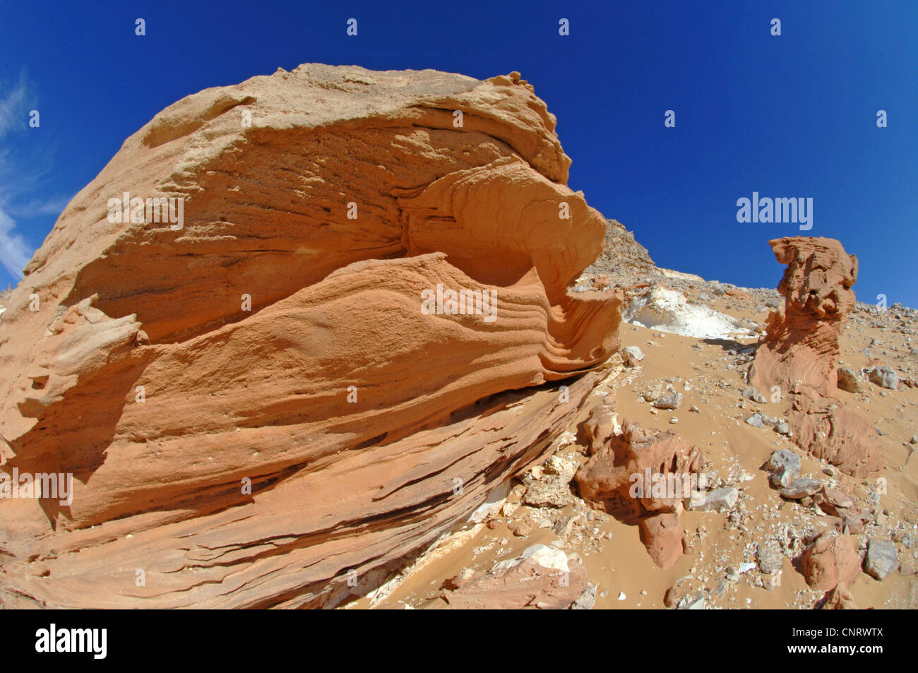 the Great Sand Sea, Egypt, Sahara Stock Photo