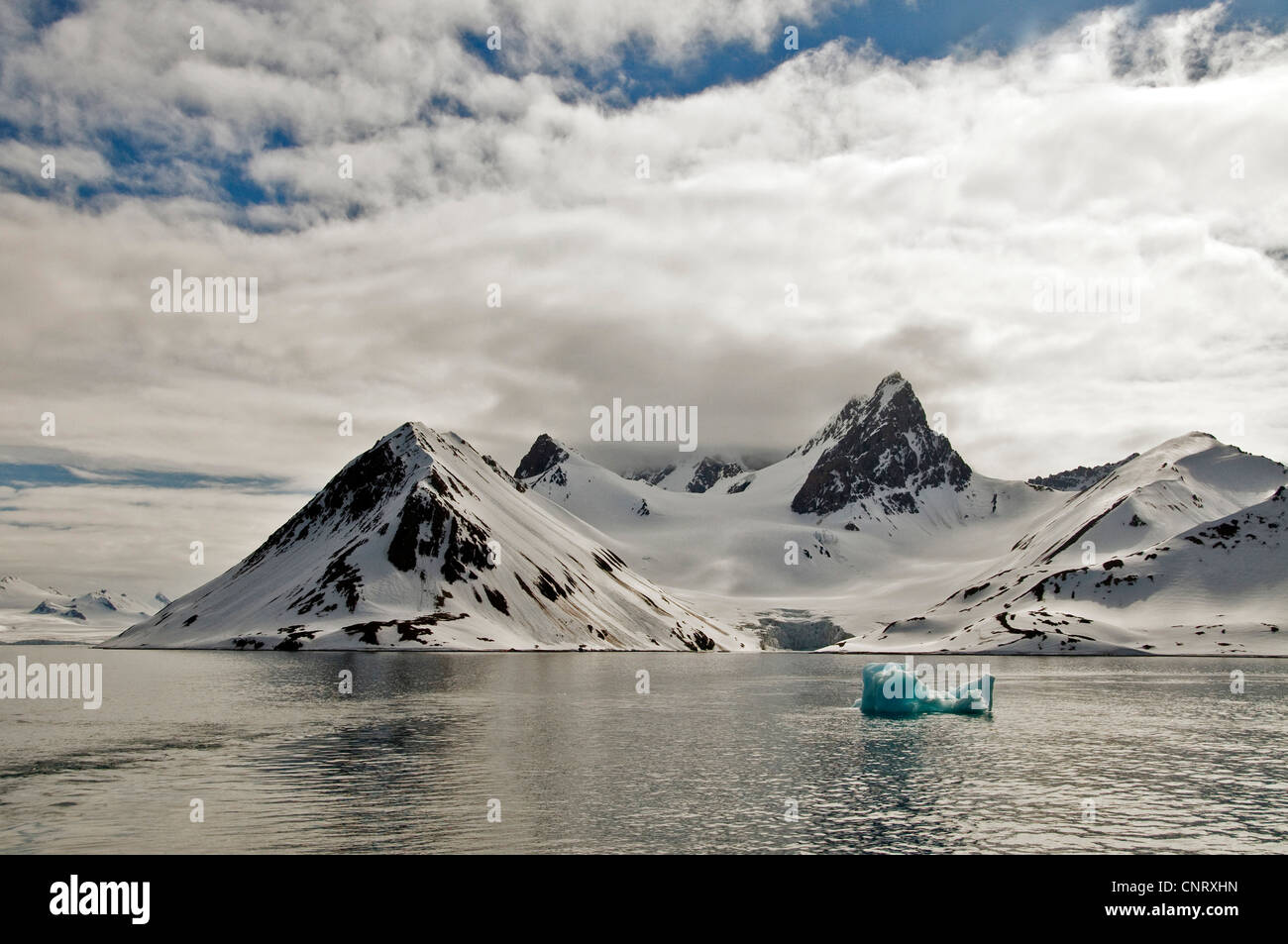 scenery from Hornsund, Norway, Svalbard, Svalbard Inseln Stock Photo