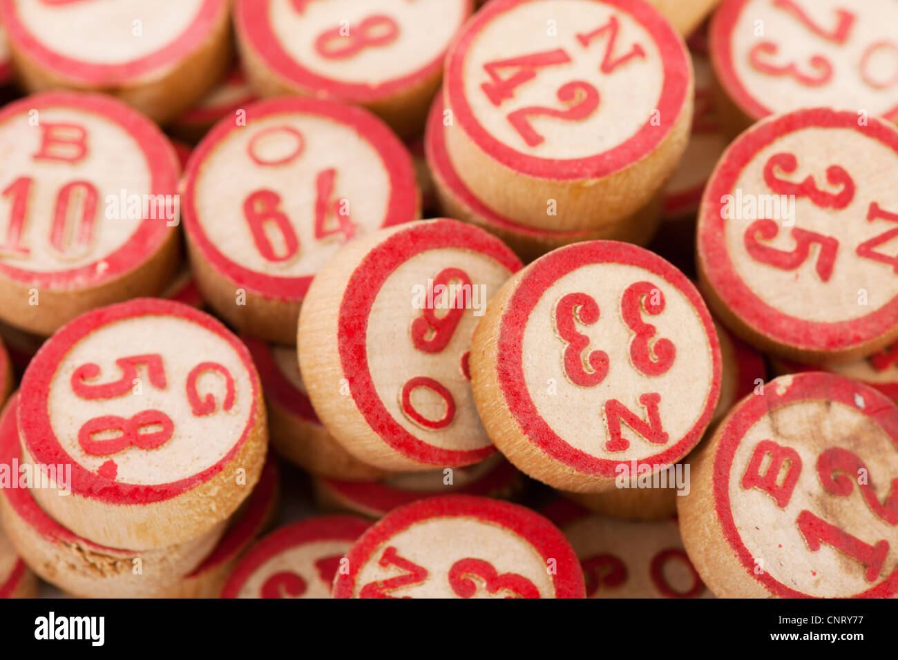many numbers to play bingo Stock Photo Alamy