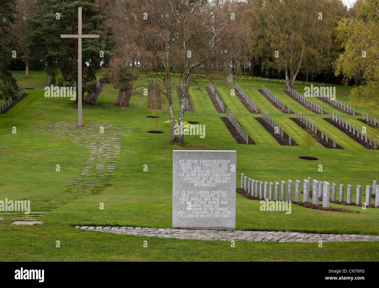German War Cemetery, Cannock Chase, Staffordshire, UK Stock Photo Alamy