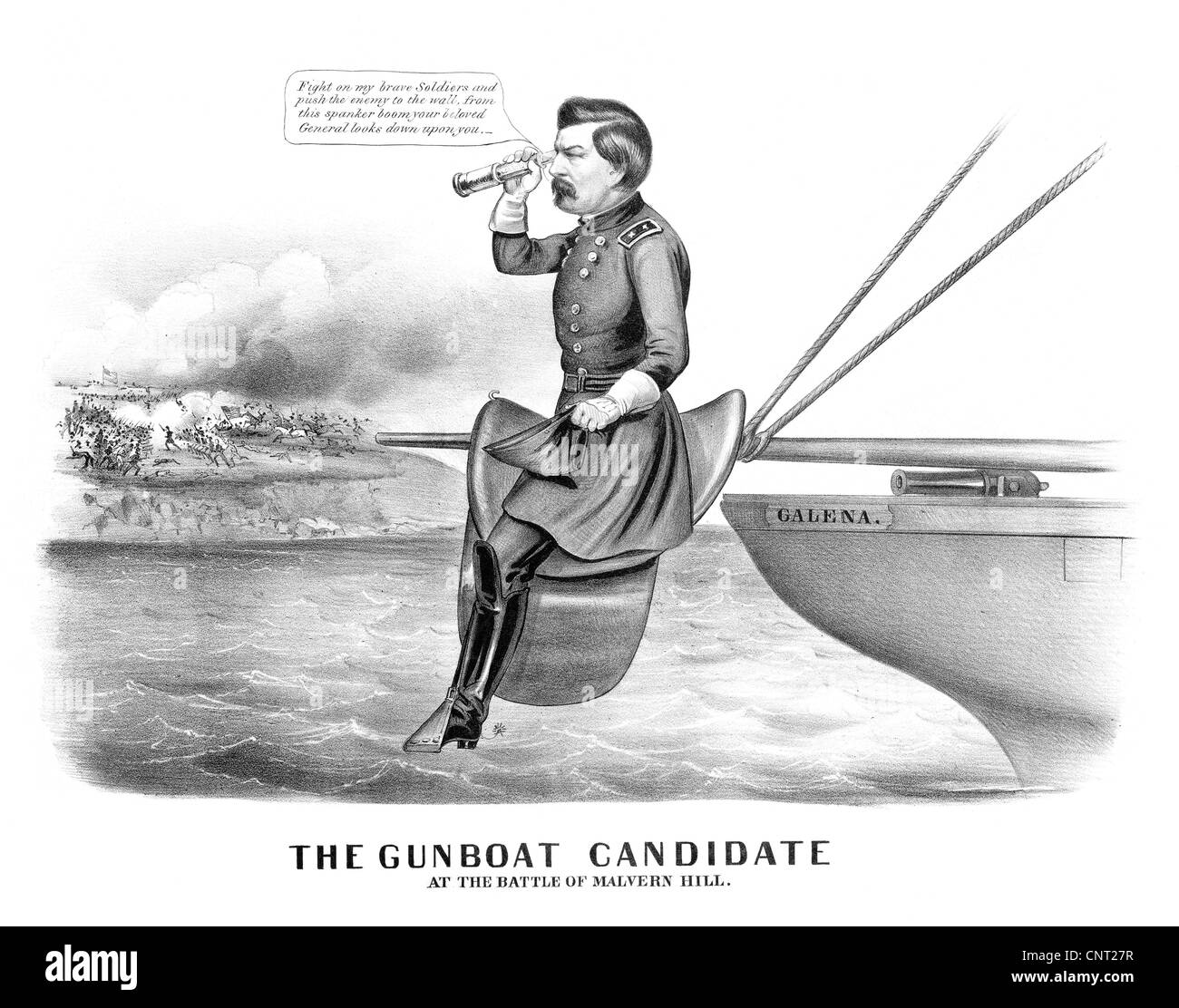 Digitally restored Civil War picture featuring General George McClellan ...