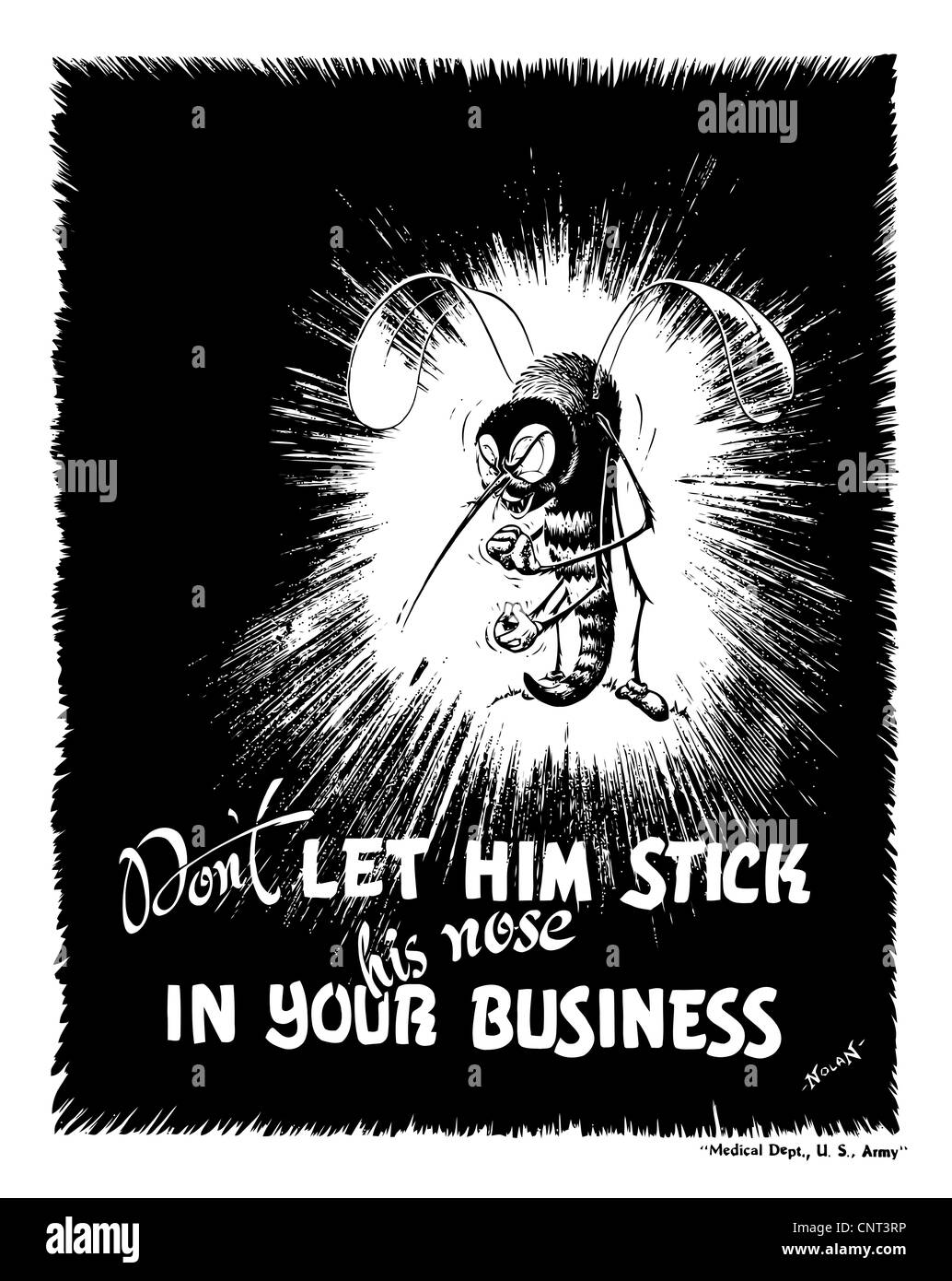 American wwii propaganda poster warning Black and White Stock Photos &  Images - Alamy