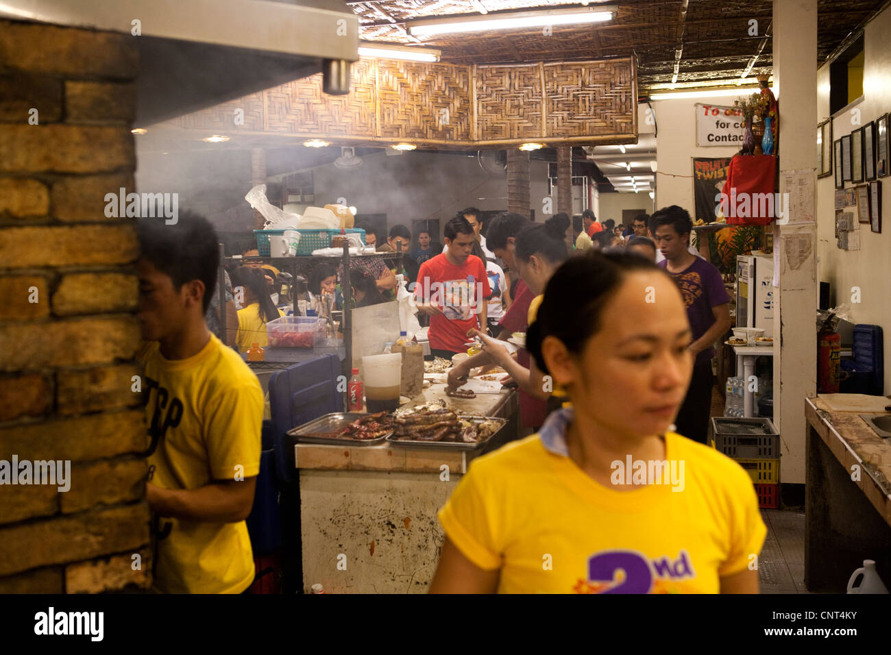 AA´s bbq restaurant. Lapu-Lapu City, Metro Cebu, Mactan Island, Visayas, Philippines. Stock Photo