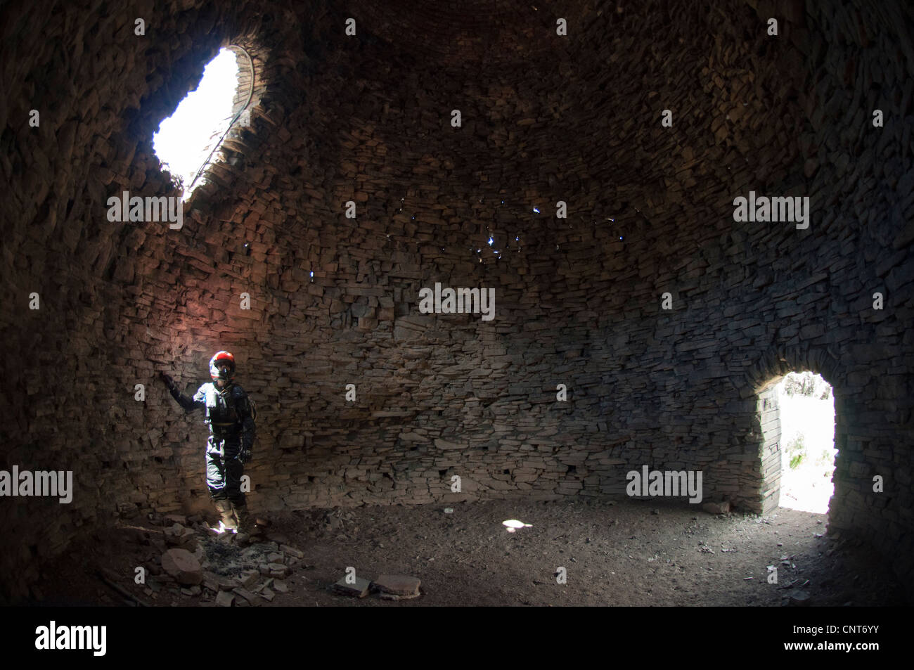 Charcoal Kiln Nevada mining coal furnace oven fire old chamber stone