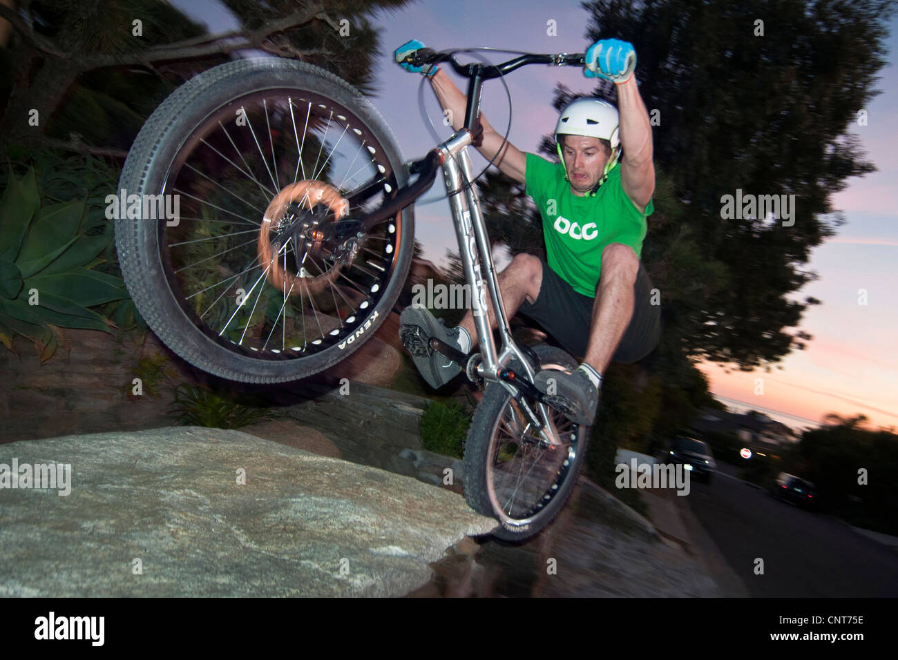 Extreme Mountain Bike Trials High Resolution Stock Photography And Images Alamy