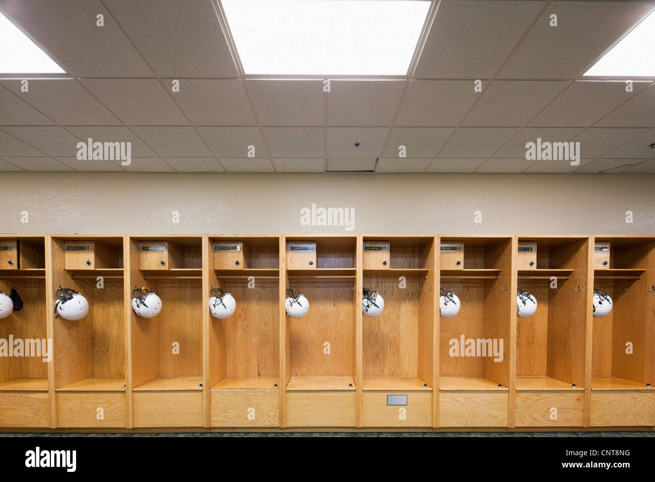 Hanging football locker room hires stock photography and images Alamy