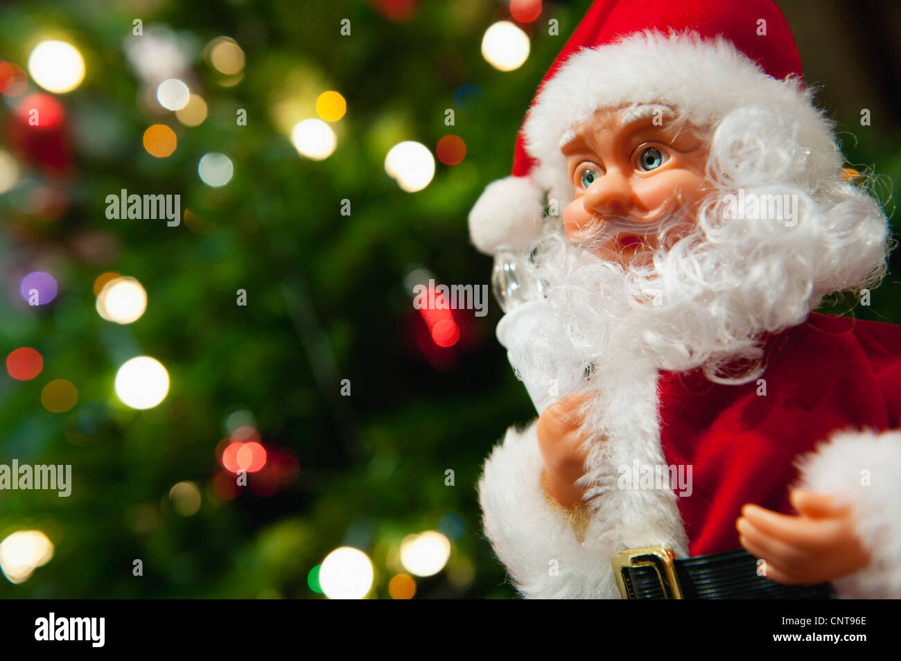 Santa Claus Christmas decoration Stock Photo Alamy