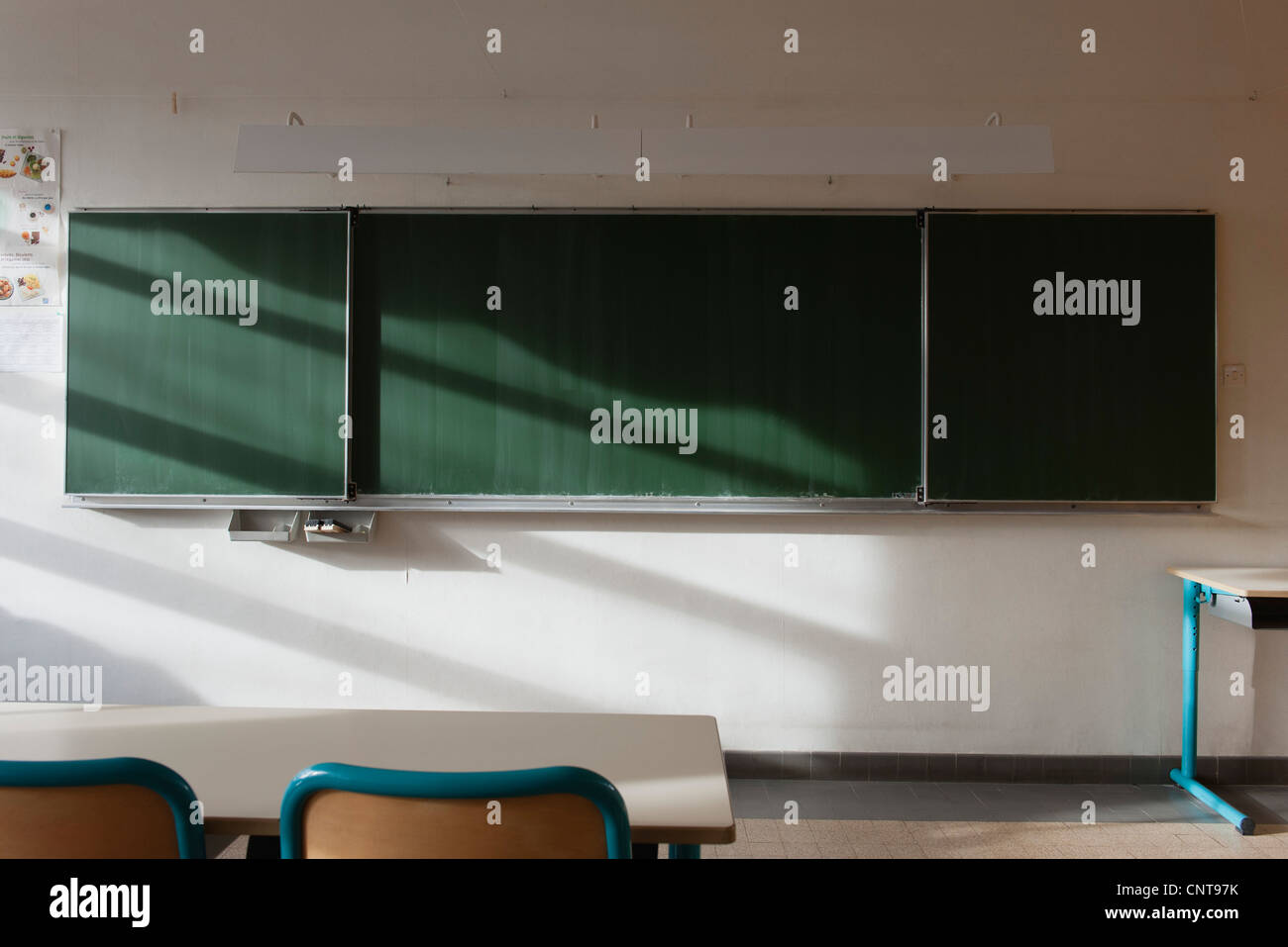 Empty classroom Stock Photo