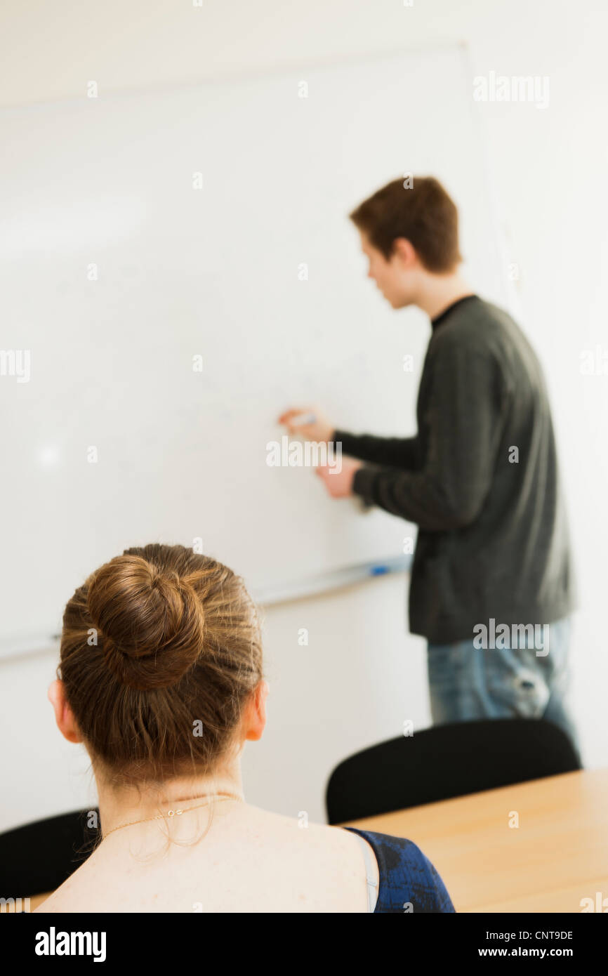 white teaching board