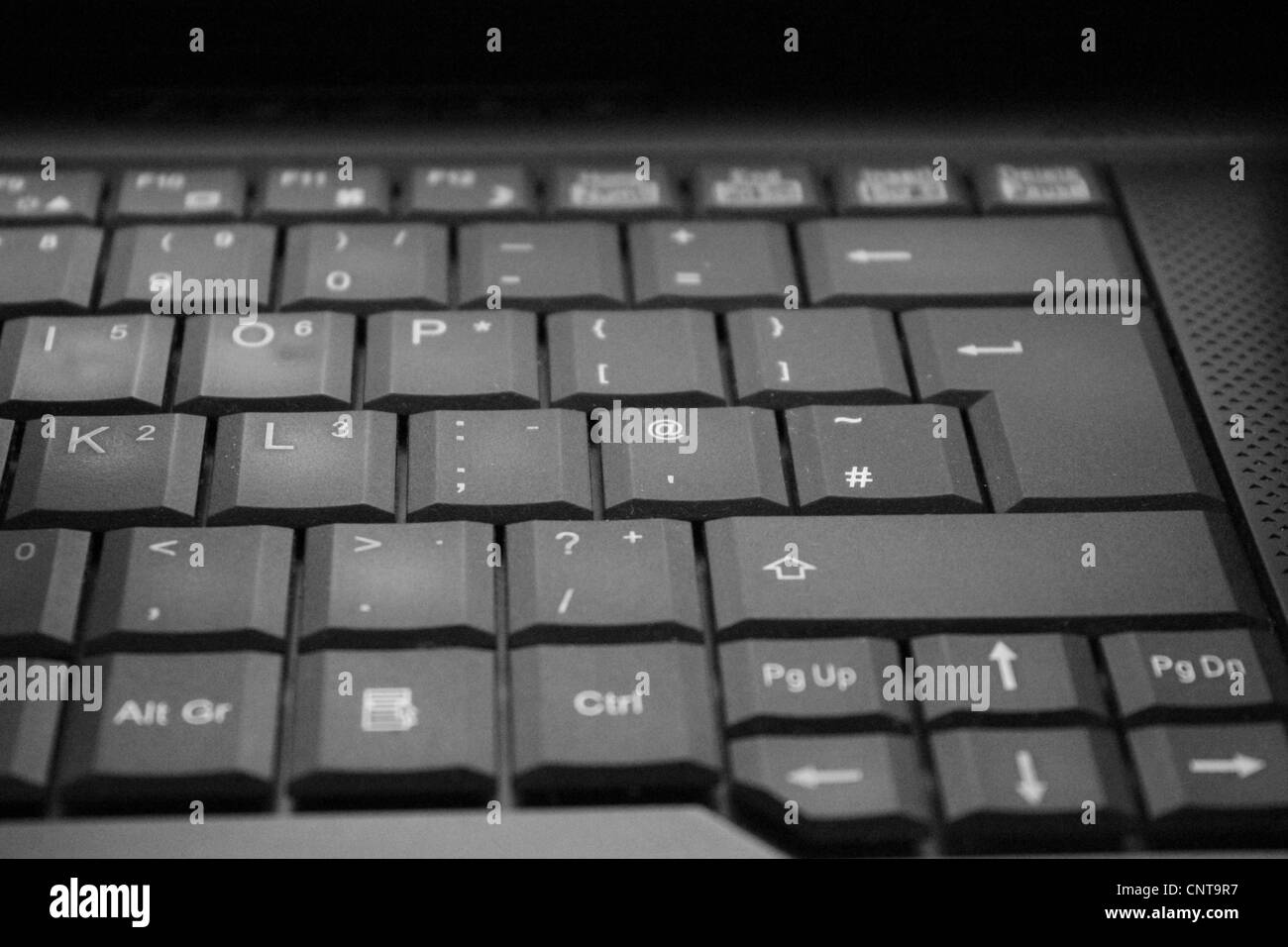 keyboard, black and white Stock Photo Alamy