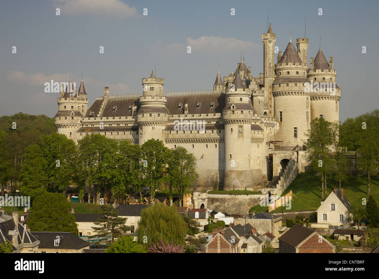 Chateau De Pierrefonds, used as Camelot in the BBC tv series Merlin, France  Stock Photo - Alamy