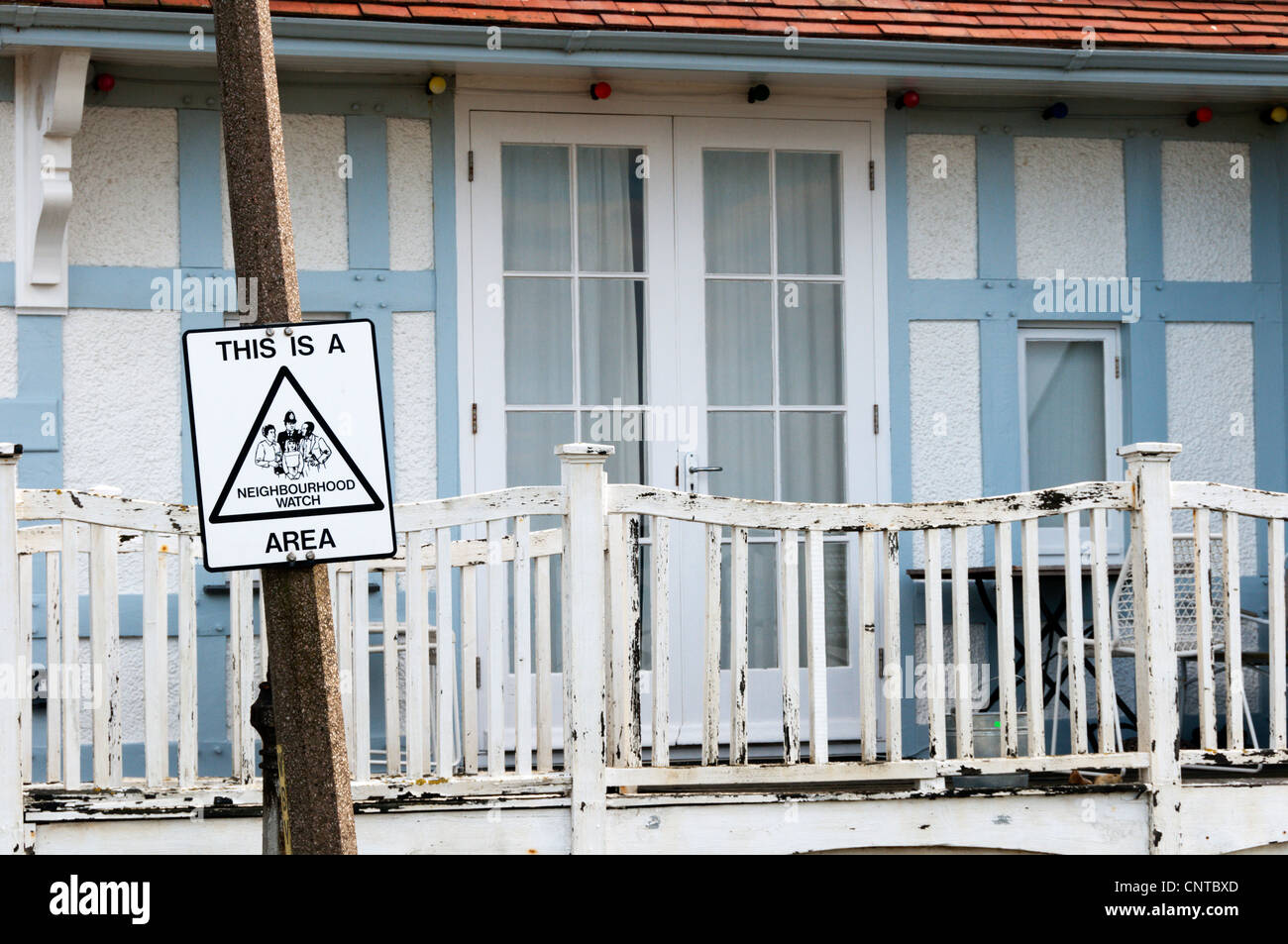 Neighbourhood Watch sign. Stock Photo
