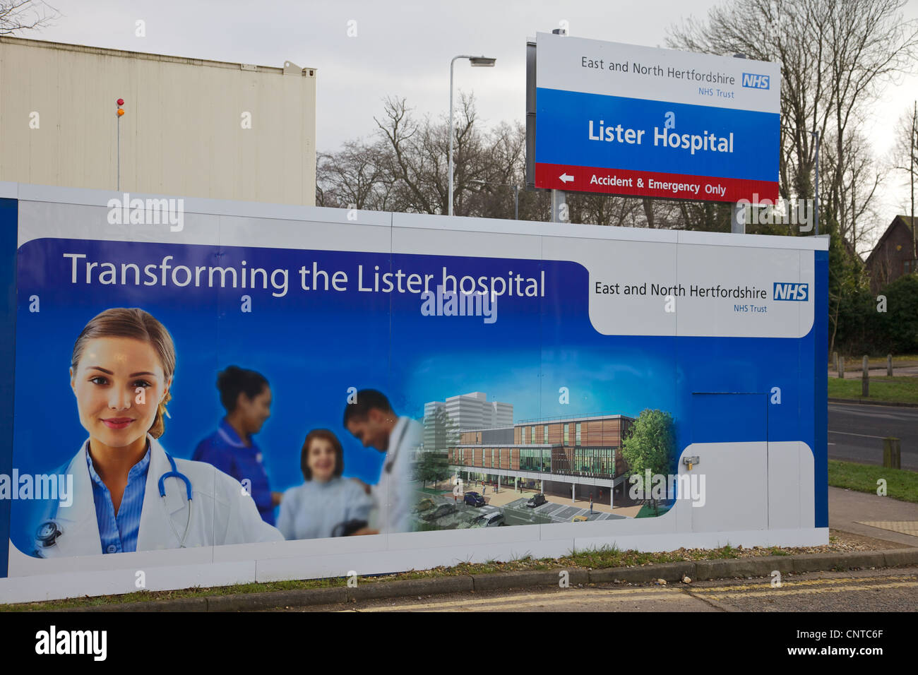 The modernization of Lister Hospital, Stevenage, Hertfordshire, England