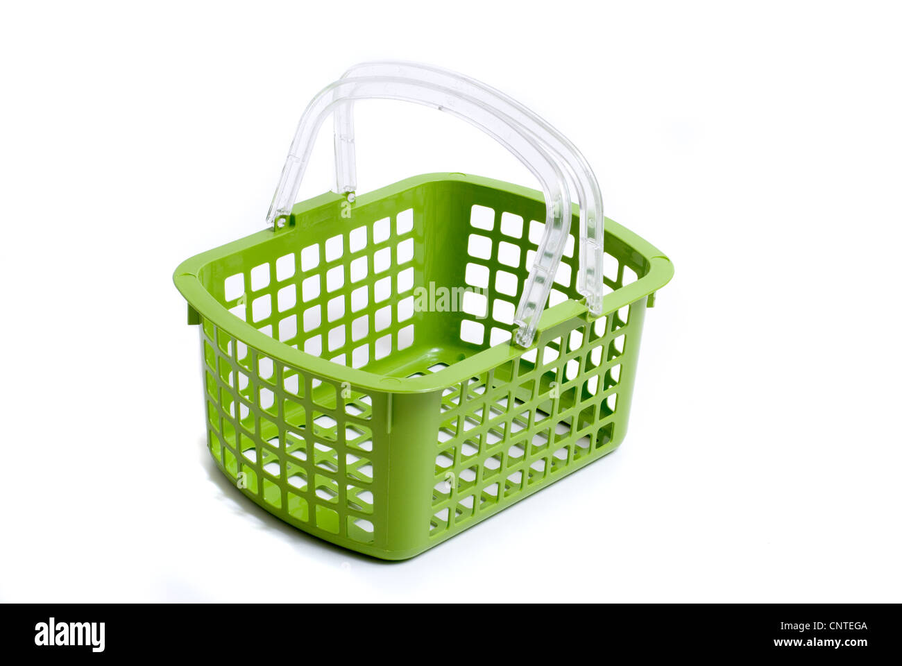 Empty Shopping basket cut out. Stock Photo