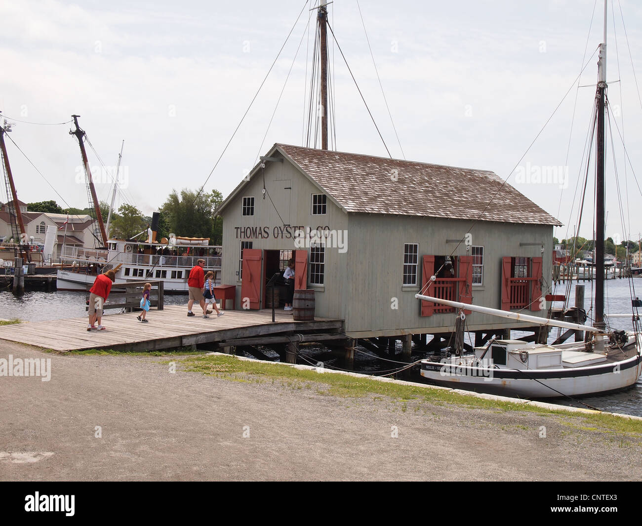 The Thomas Oyster Co. at Mystic Seaport Museum, Mystic, Connecticut