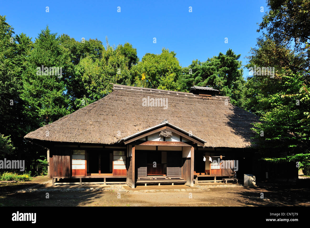 Farmhouse of the Yoshino Family, Edo-Tokyo Open Air Architectural Museum, Koganei City, Tokyo, Japan Stock Photo
