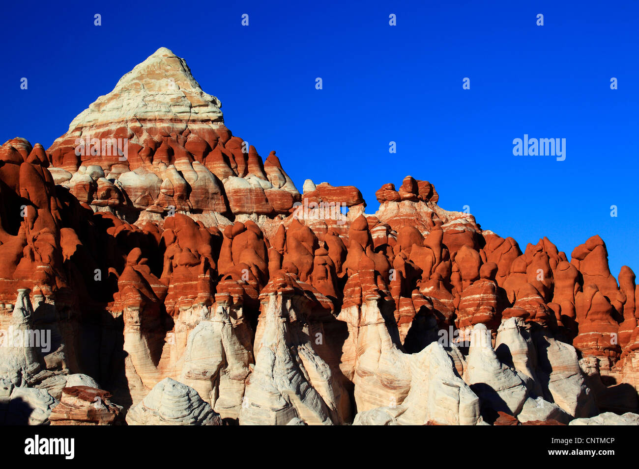Blue Canyon, red and white limestone, USA, Arizona Stock Photo