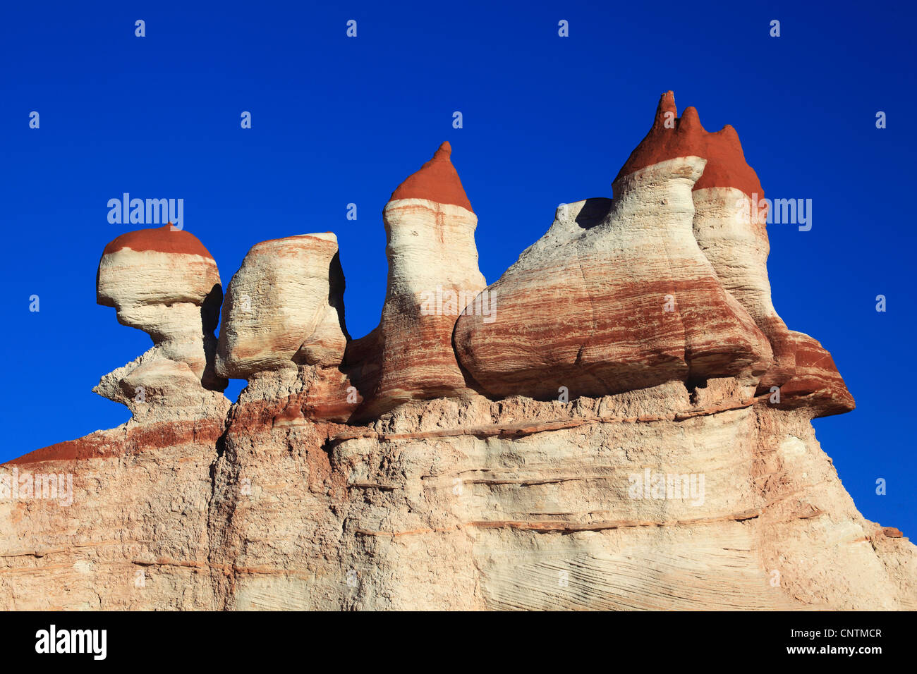 Blue Canyon, red and white limestone, USA, Arizona Stock Photo