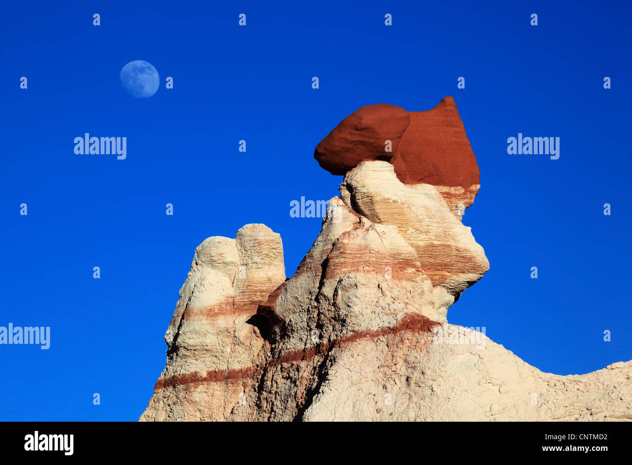 Blue Canyon, red and white limestone, USA, Arizona Stock Photo