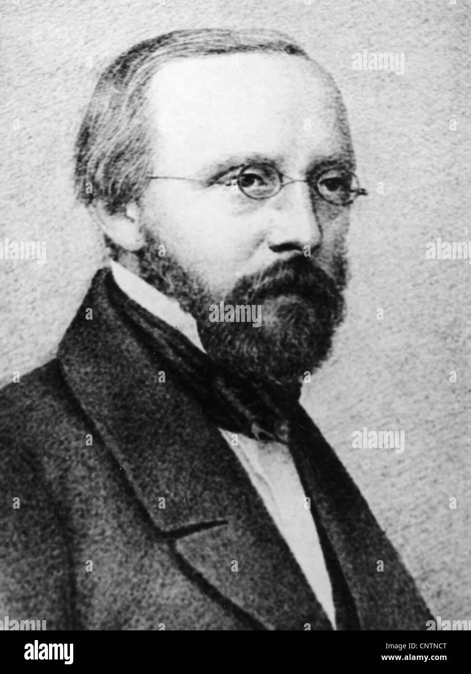 Virchow, Rudolf, 13.10.1821 - 5.9.1902, German physician and politician, portrait, lithograph, 19th century, Stock Photo