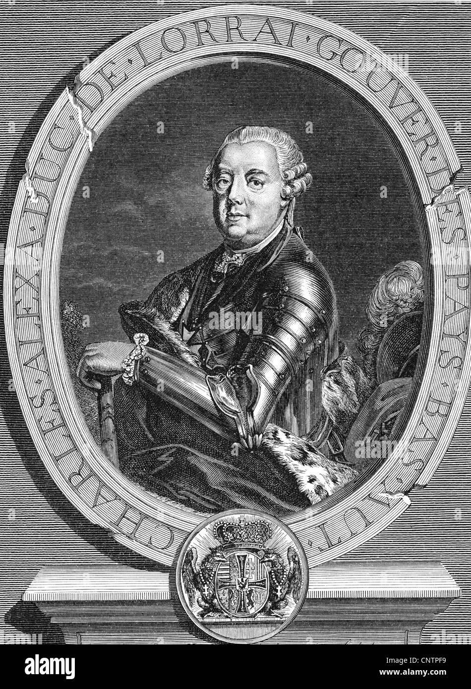 Charles Alexander, 12.12.1712 4.6.1780, Duke of Lorraine, Imperial