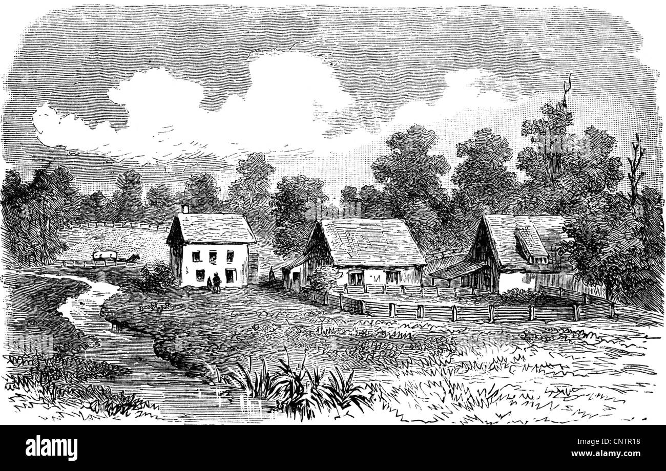 geography / travel, USA, Pennsylvania, Germantown, founded by German