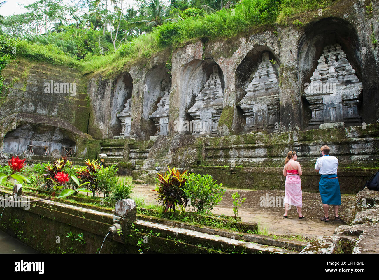 Gunung Kawi is an 11th century temple complex in Tampaksiring north east of Ubud in Bali, Indonesia. Stock Photo