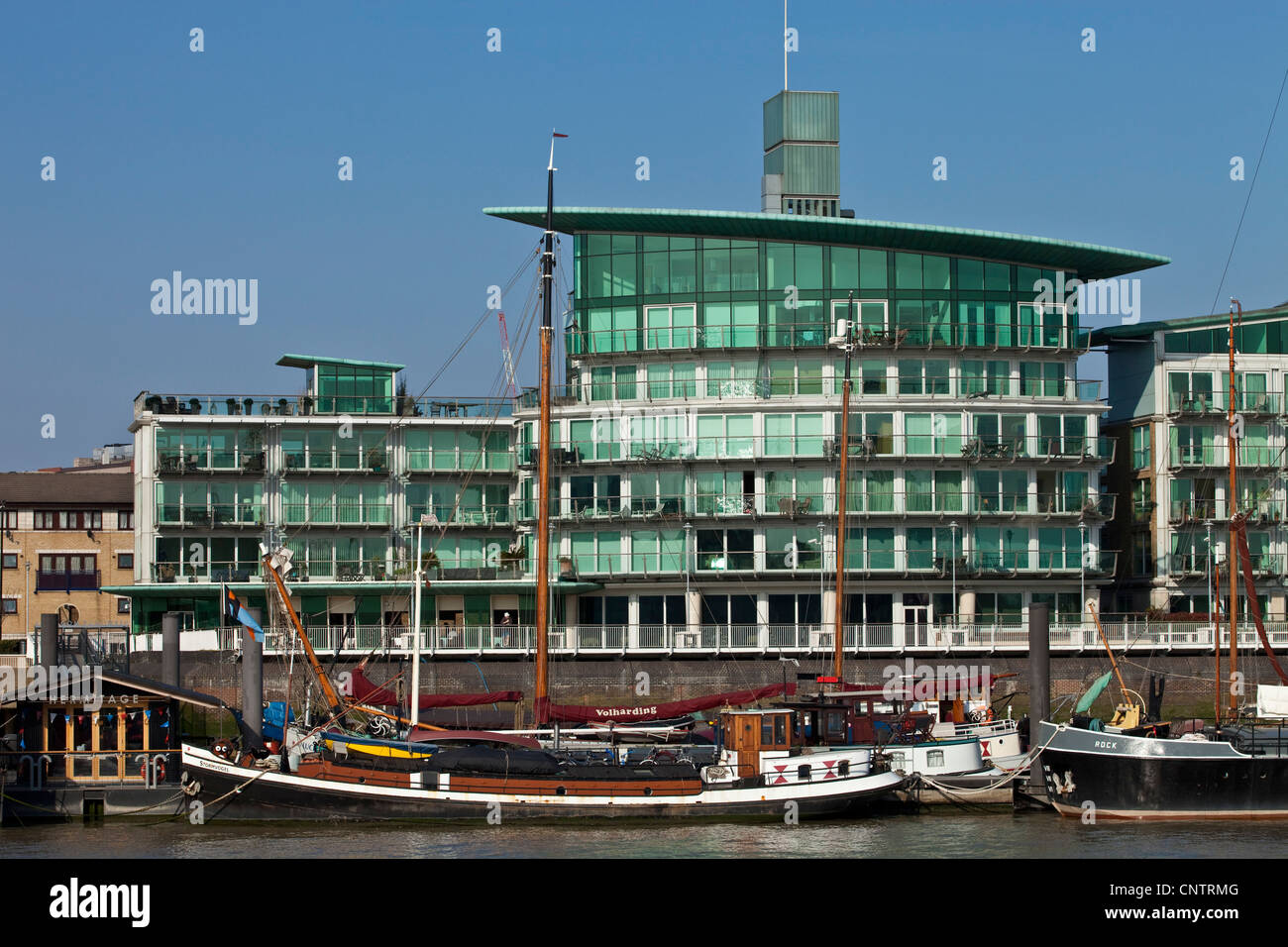 Riverside Apartments, London, England Stock Photo Alamy