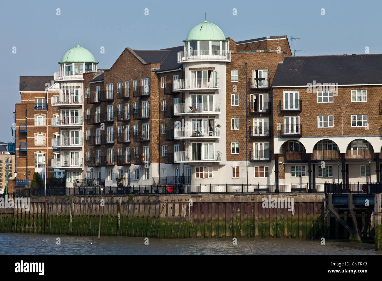 Riverside Apartments, London, England Stock Photo Alamy