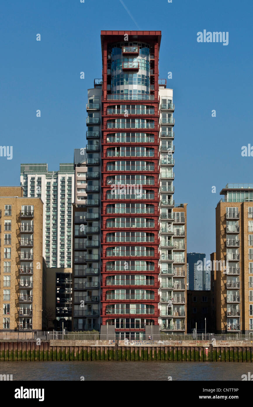 Riverside Apartments, London, England Stock Photo Alamy