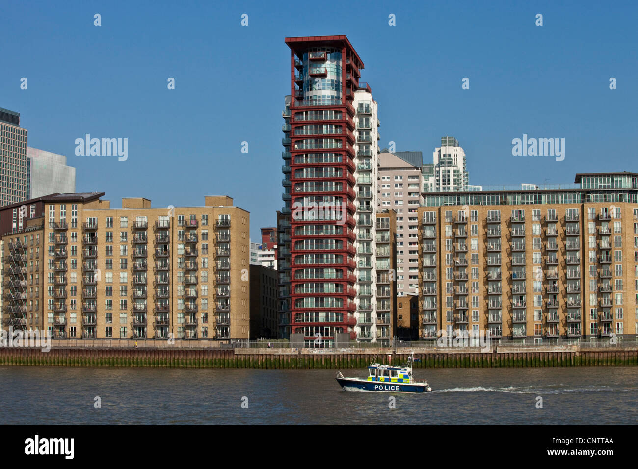 Riverside Apartments, London, England Stock Photo - Alamy