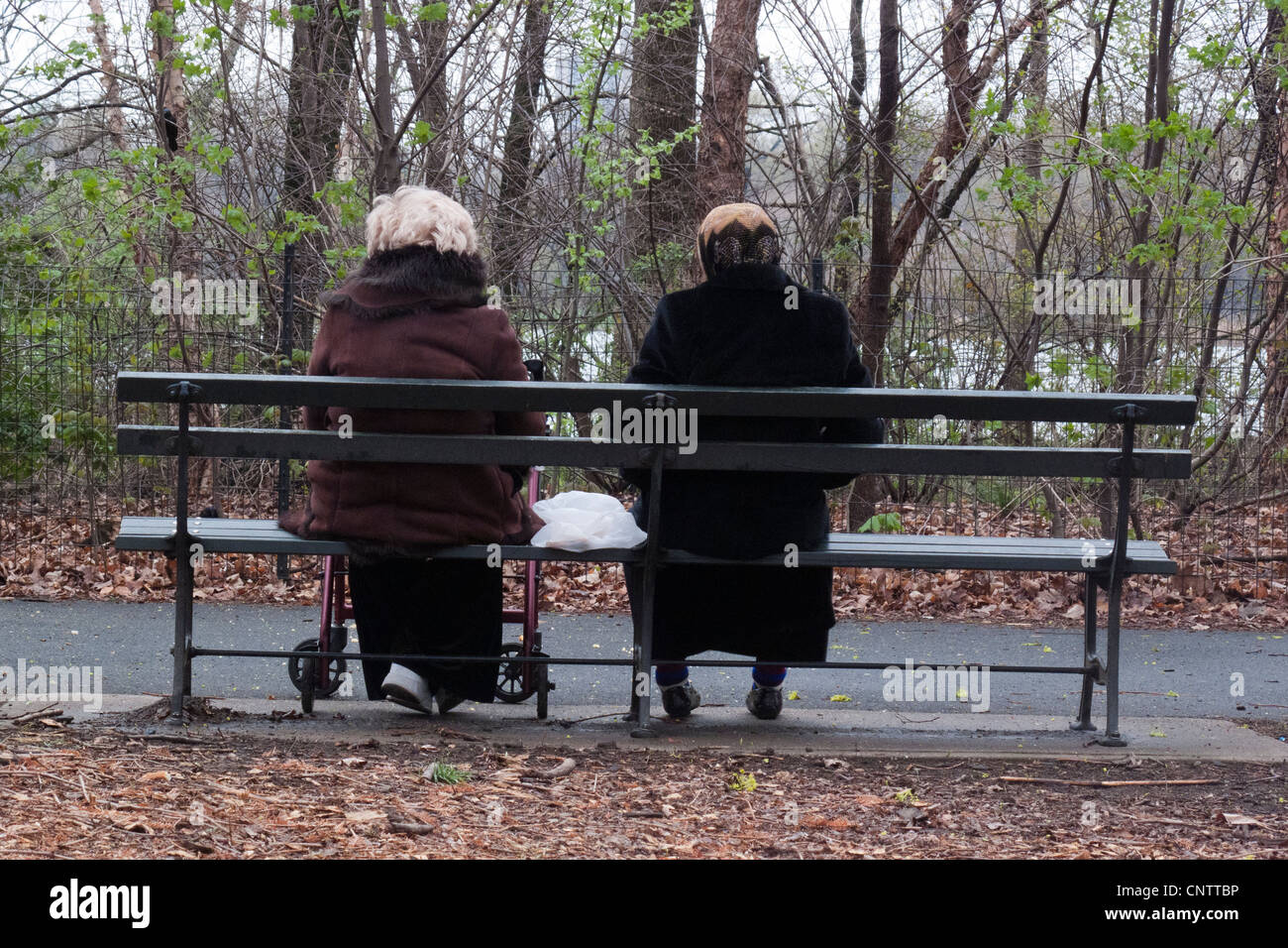 Autumn Park Bench Oldfriends