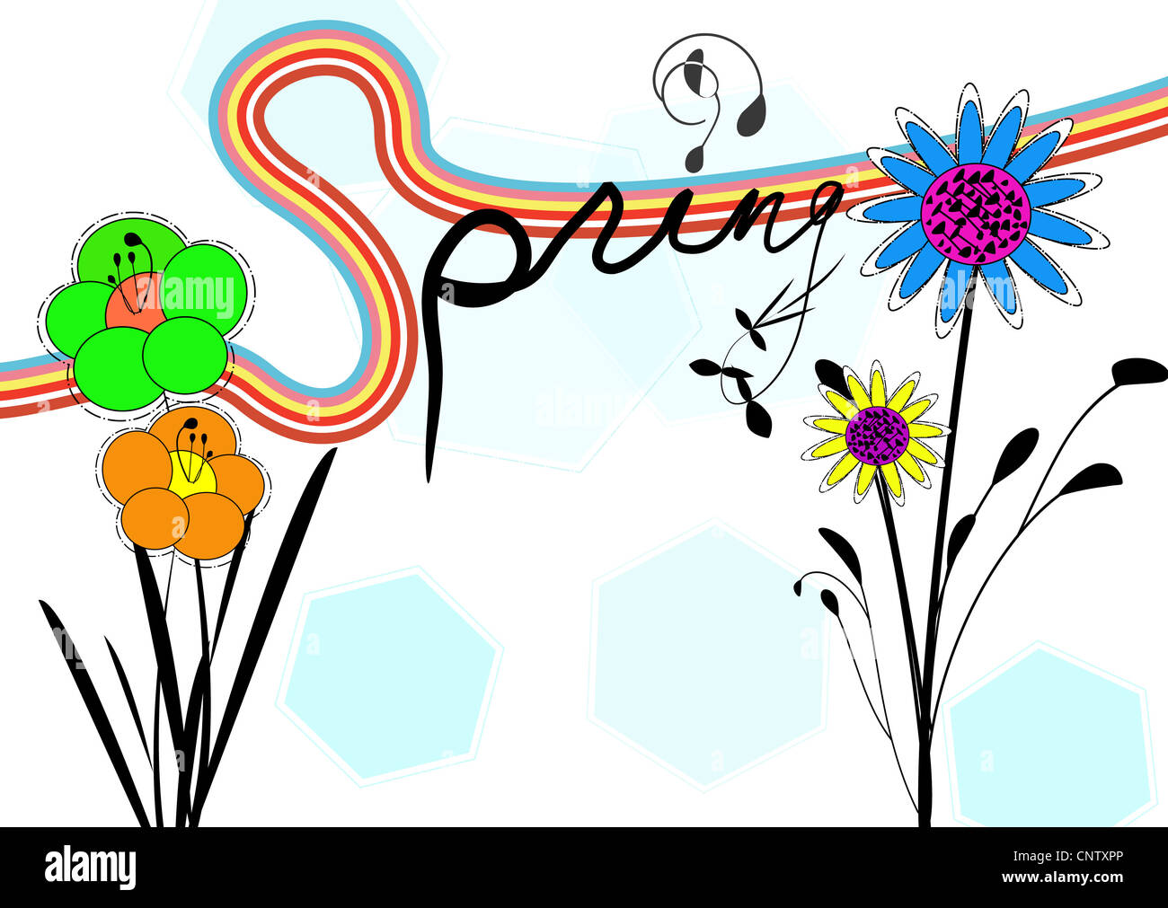 Abstract nature flowers background Stock Photo - Alamy