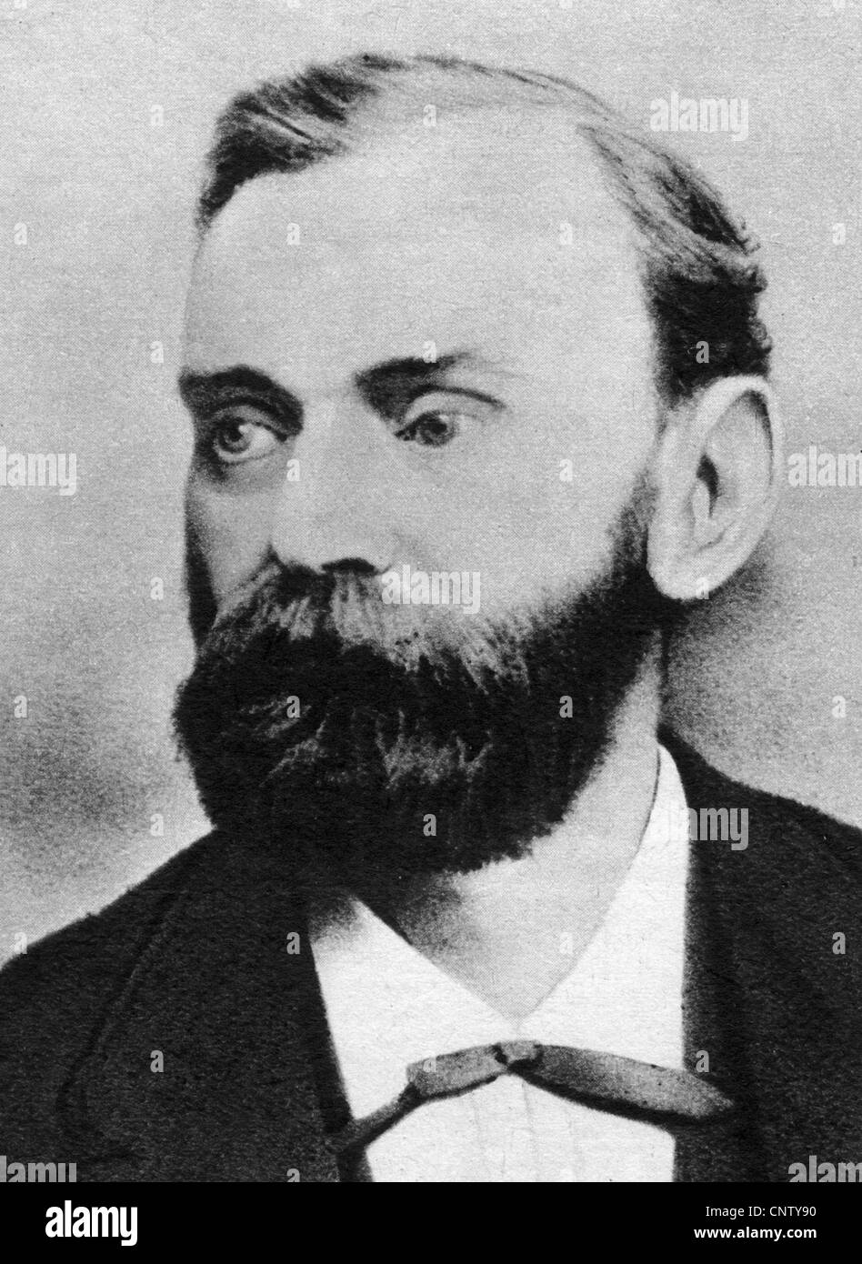 Nobel, Alfred  21.10.1833 - 10.12.1896, Swedish chemist, portrait, Stock Photo
