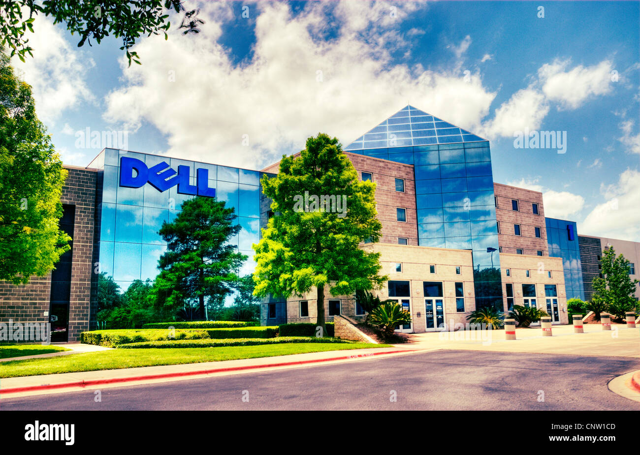 Dell Computer headquarters in Round Rock, TX. Stock Photo