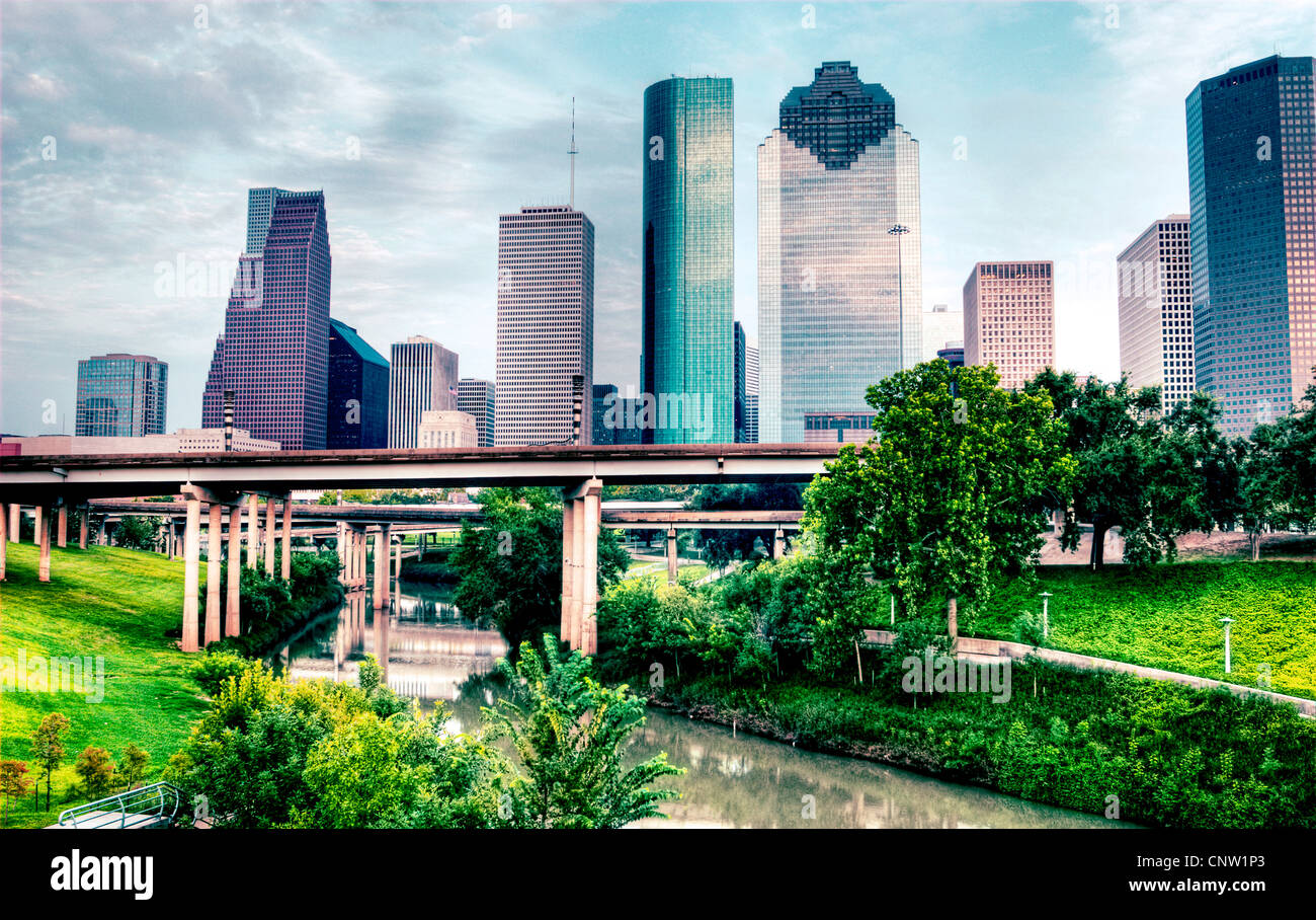 Downtown Houston Stock Photo
