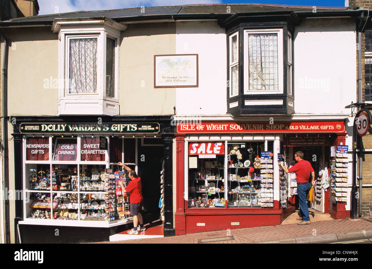 United Kingdom, Great Britain, England, Hampshire, Isle of Wight, Shops