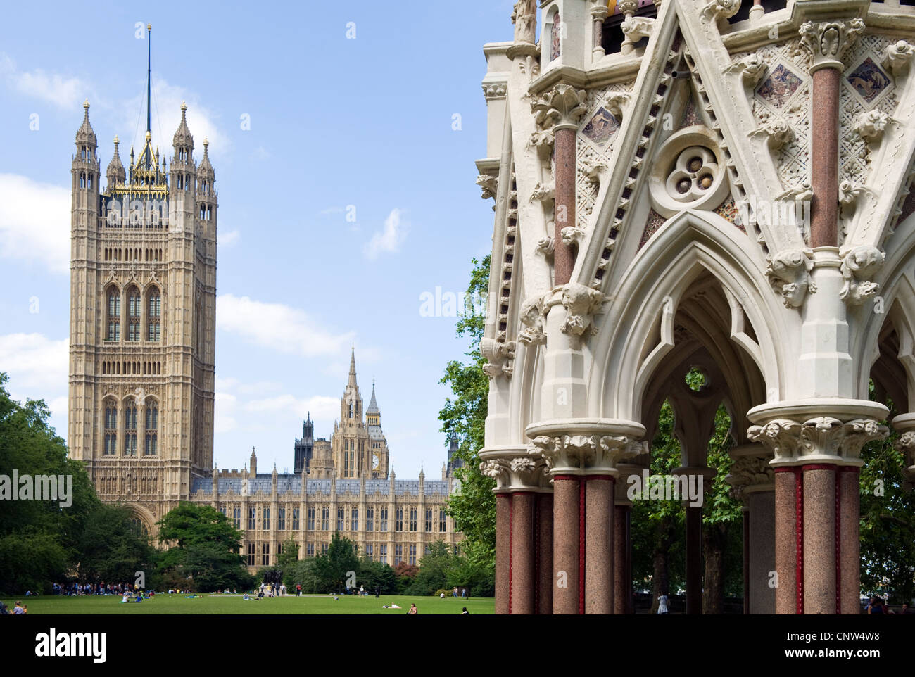 Europe England London, the Westminster palace seat of Parliament Stock Photo