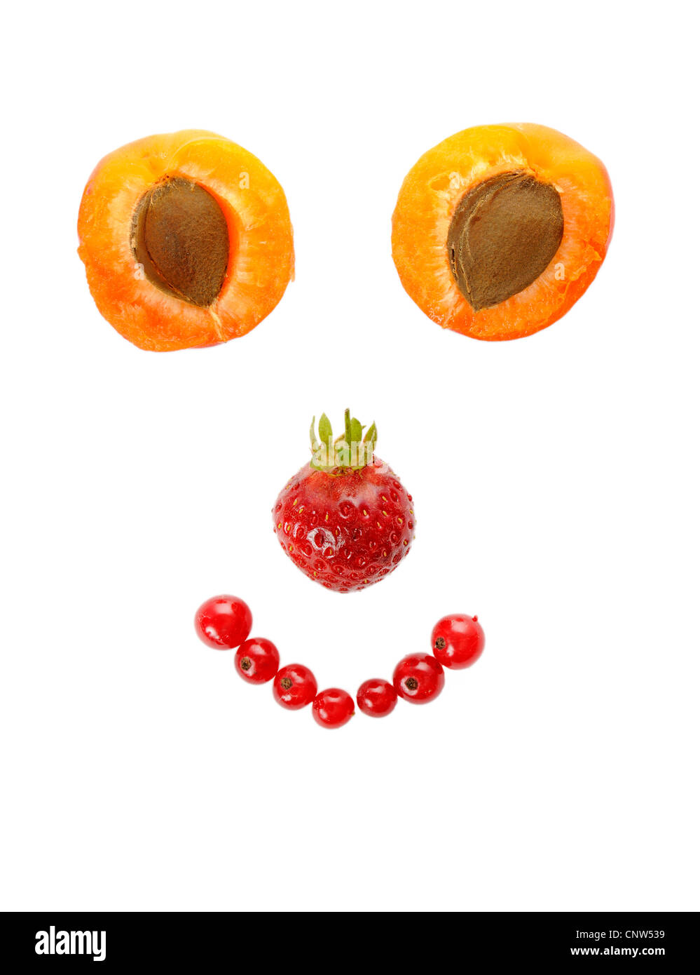 fruit smiley Stock Photo